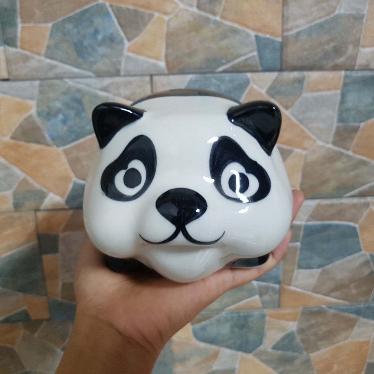 Gấu trúc tiết kiệm - gốm sứ cao cấp