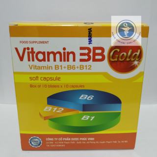 Vitamin 3B bổ sung Vitamin B1 + B6 + B12 hộp 100 viên thumbnail