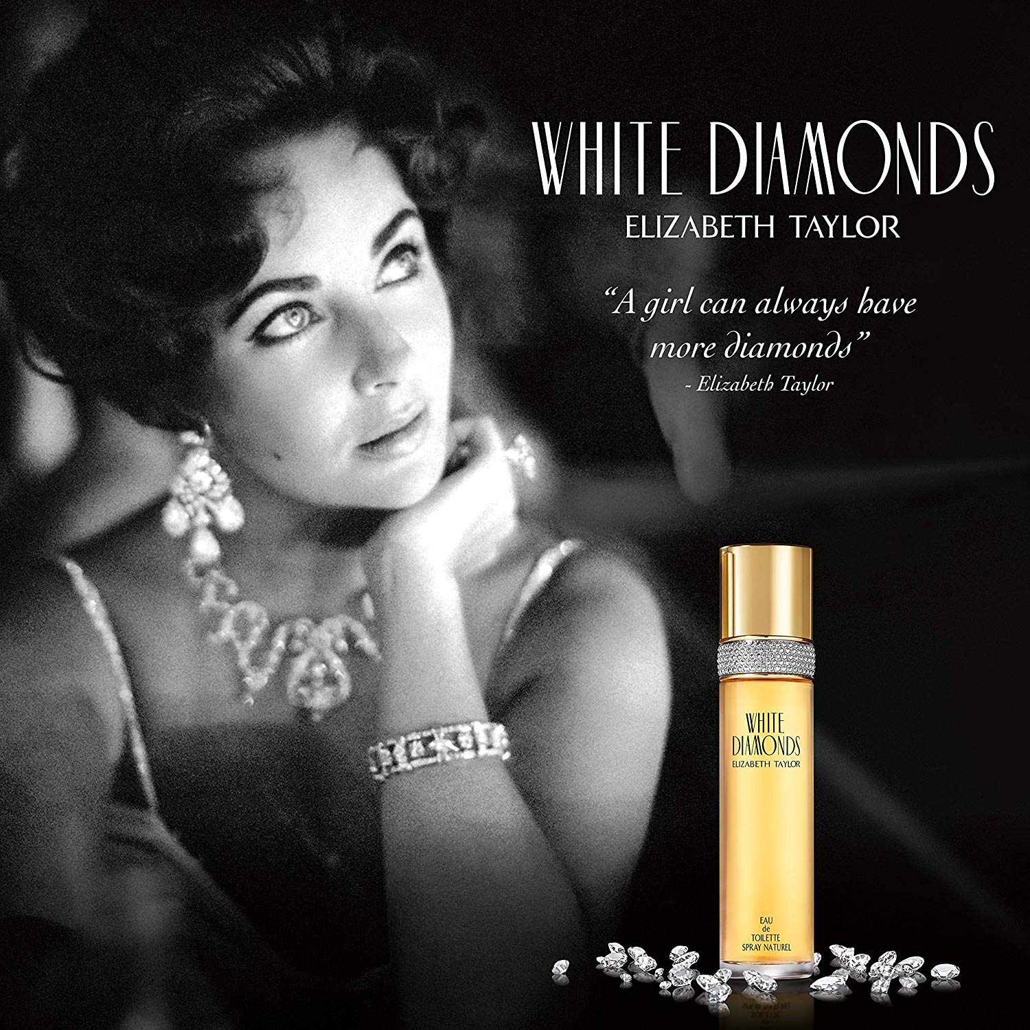 Nước hoa nữ ELIZABETH TAYLOR White Diamond Eau De Toilette 100ml