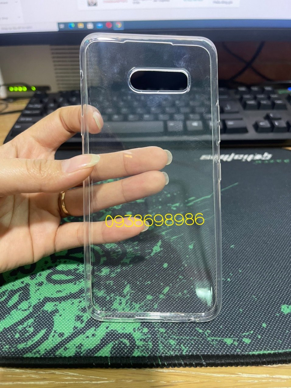 Ốp lưng silicon lg v50s / g8x trong suốt123123