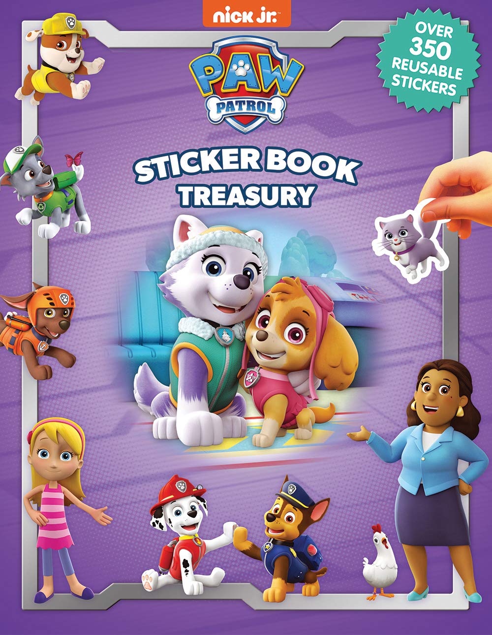 Sách - Nick Paw Patrol Girls Sticker Book Treasury - Phương Nam Book