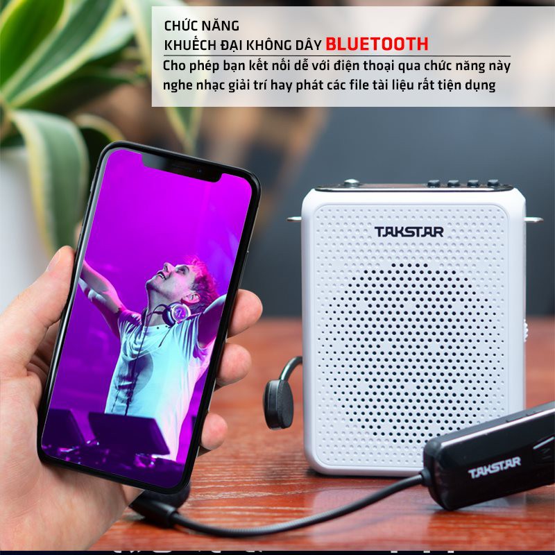 Máy trợ giảng không dây TAKSTAR E300W