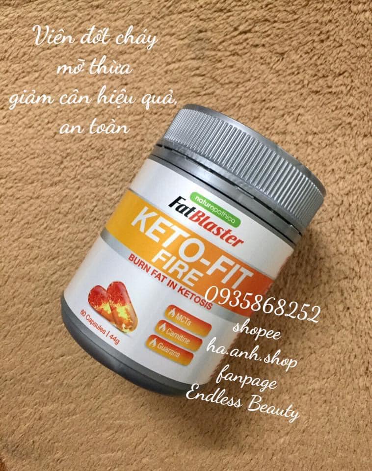Keto Fit Fire Naturopathica Fatblaster 60 viên của Úc Lazada.vn