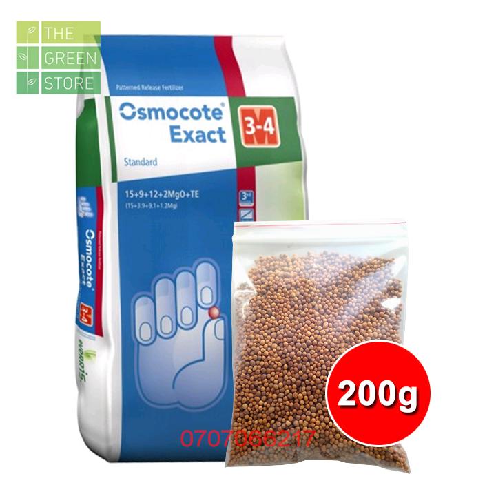 Phân tan chậm hạt vàng Osmocote NPK 14-14-14 (100g - 200g - 500g - 1kg) cho phong lan, hoa hồng, mai vàng, hoa câ cảnh, xương rồng, sen đá