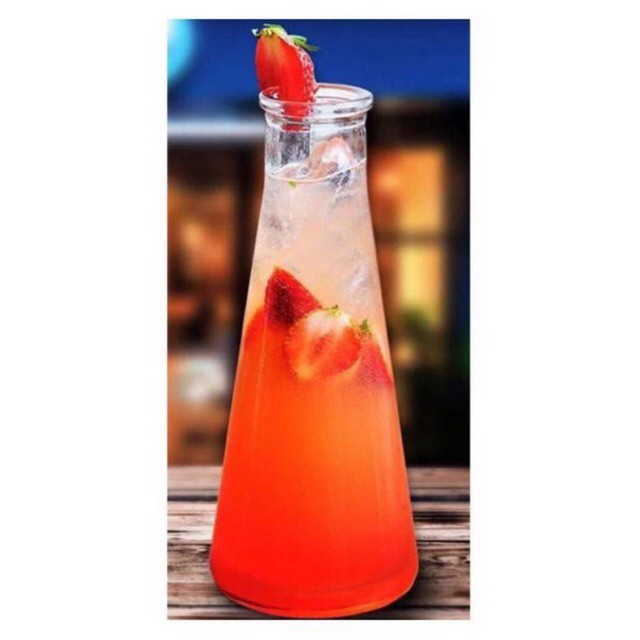 Chai Nón Thủy Tinh 350Ml Kèm Nút Gỗ - Duonghieu6789
