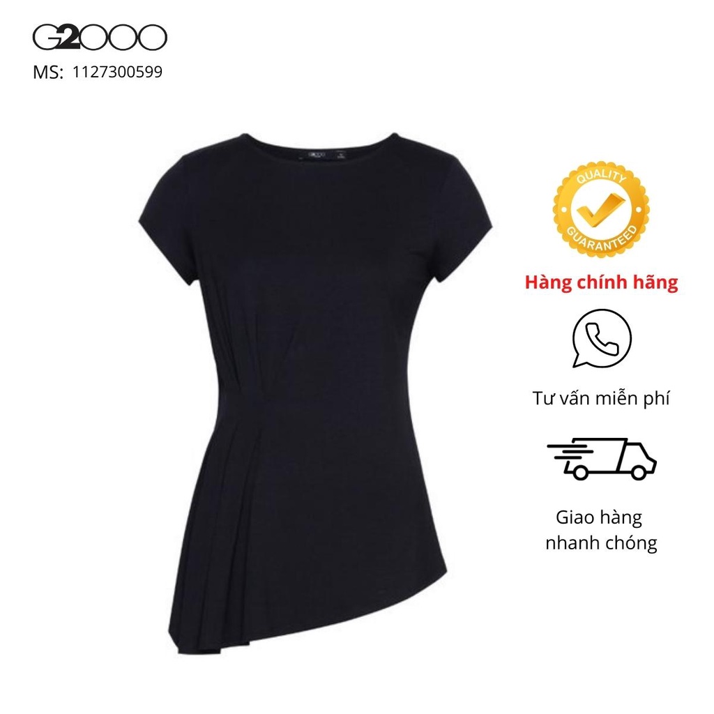 Áo Thun Nữ G2000 (11273005) 2 Màu - Trắng/Đen