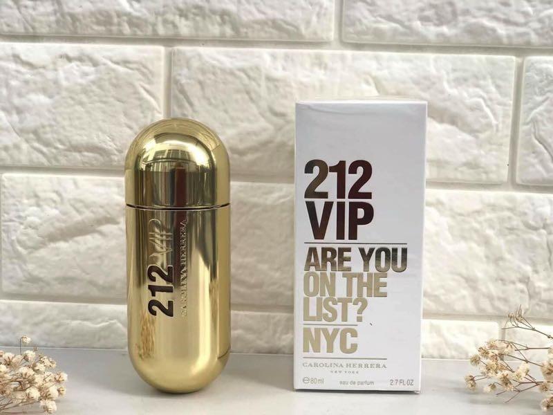 Nước hoa nữ 212 vip vàng 80ml