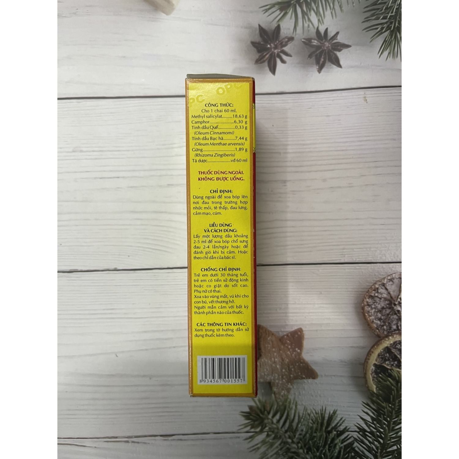 Dầu Nóng Mặt Trời - OPC - 60ml