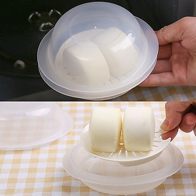 Hộp hấp thực phẩm trong lò vi sóng SANADA - Nội địa Nhật Bản