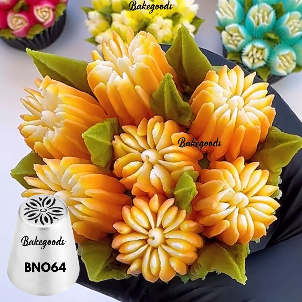 Đui 3D Nga bắt hoa tulip BNO64 , đuôi bắt hoa tulip, đuôi hoa 3D bắt hoa trang trí bánh bó hoa