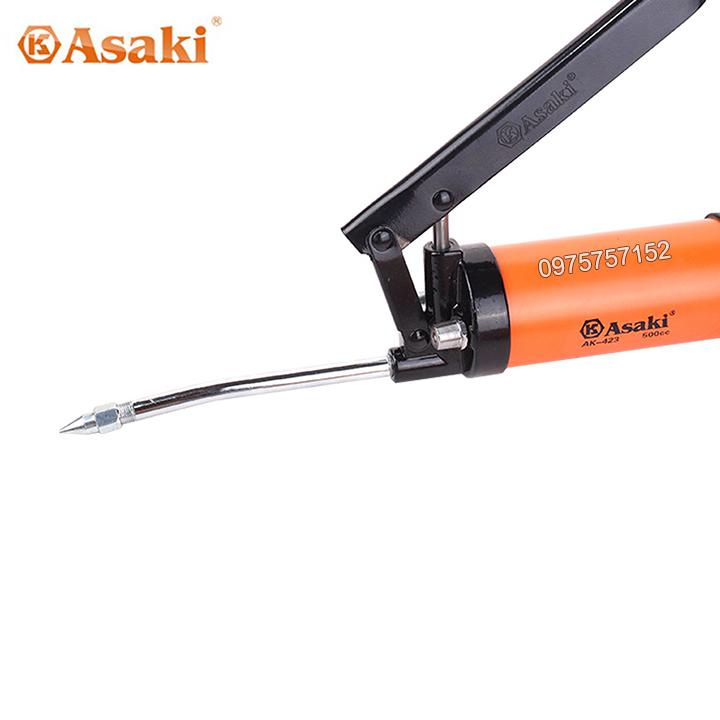Bơm mỡ  cao cáp 500cc Asaki, chuyên dùng cho thợ (Không bị e mỡ khi bơm)