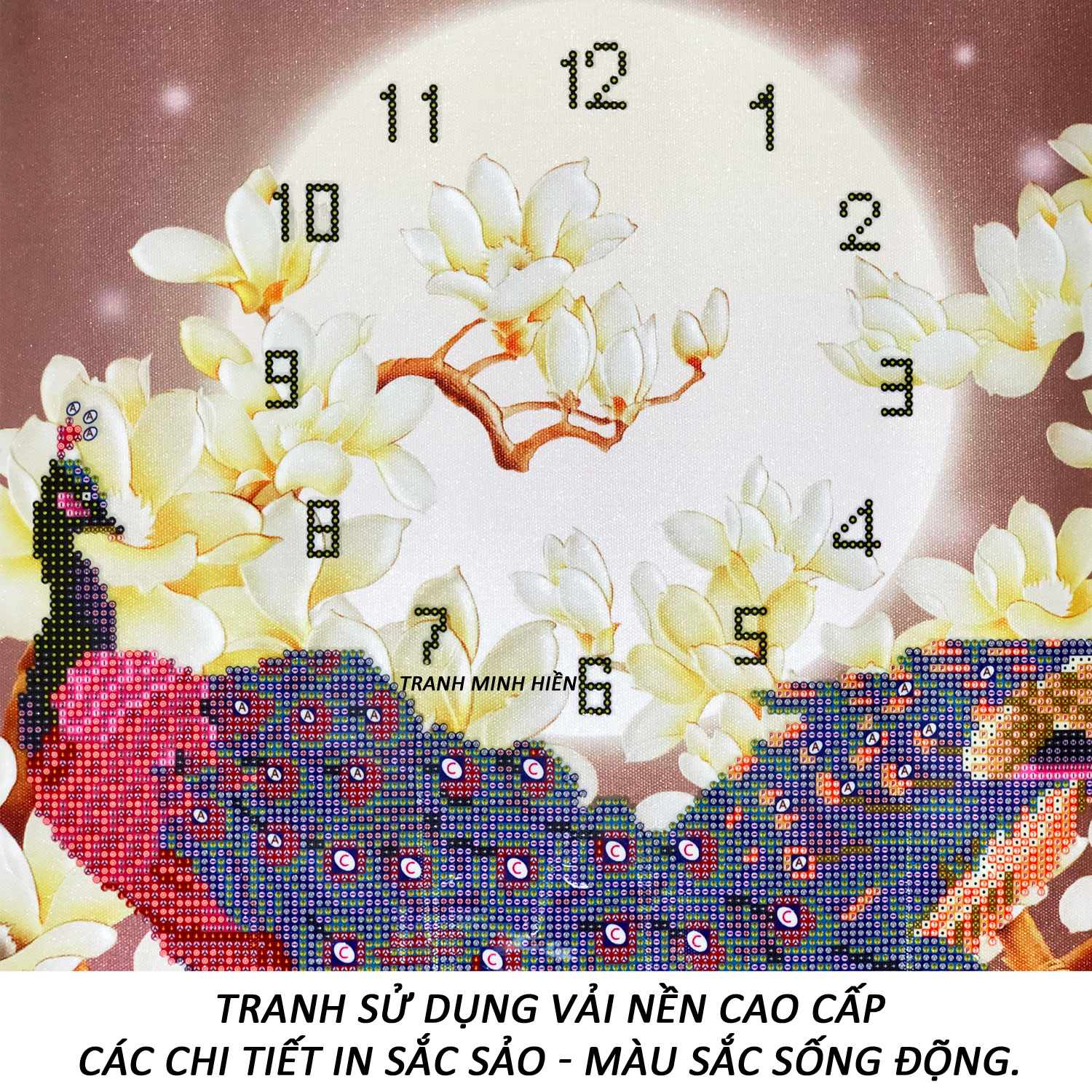 Tranh Đính Đá 5D - Cha Mẹ Là Trời Cao Biển Rộng 38 (Kèm Quà Tặng) - Tranh Minh Hiền (TỰ ĐÍNH ĐÁ)