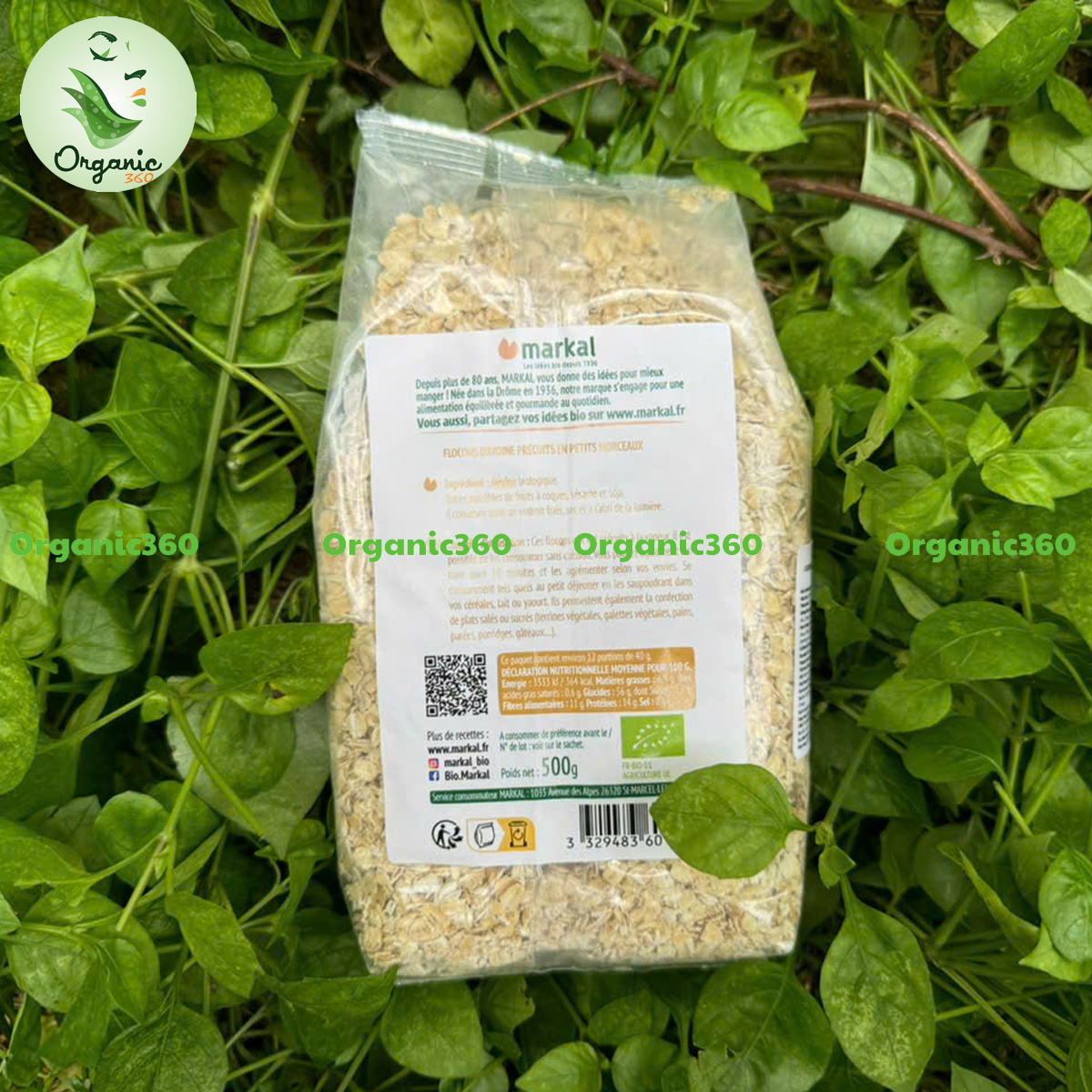 Markal Organic Rolled Oats 500g
