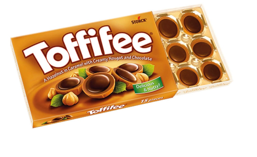 TOFFIFEE Caramel mềm phủ SOCOLA nhân hạt dẻ