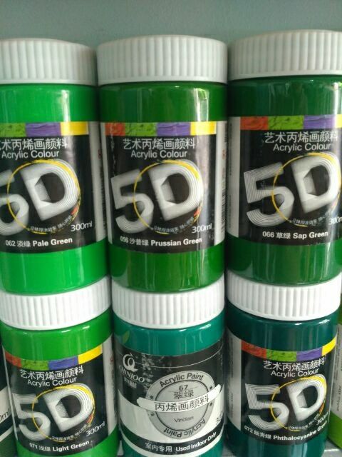 Màu vẽ Acrylic 3D Chinjoo 300ml