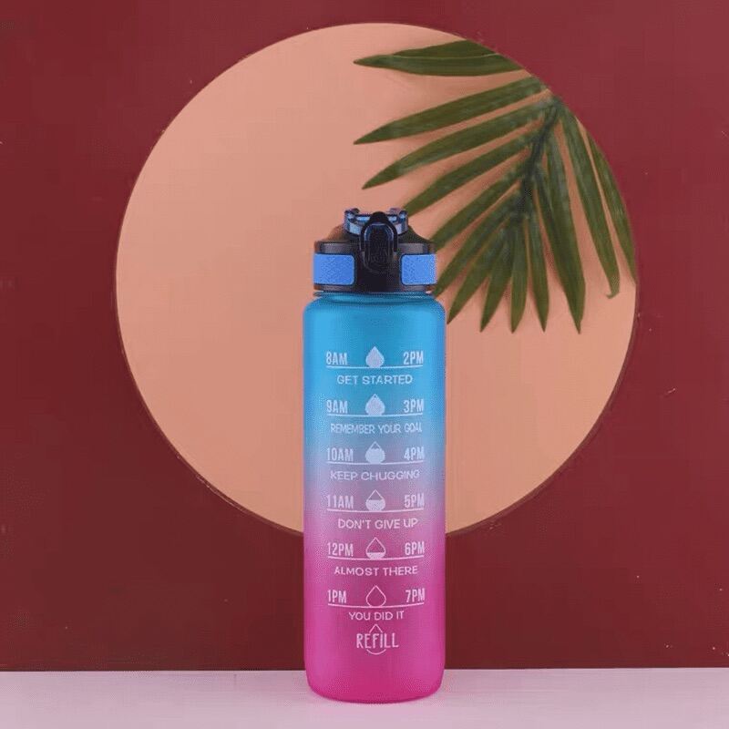 Bình Nước Có Vạch Báo Giờ - 1L