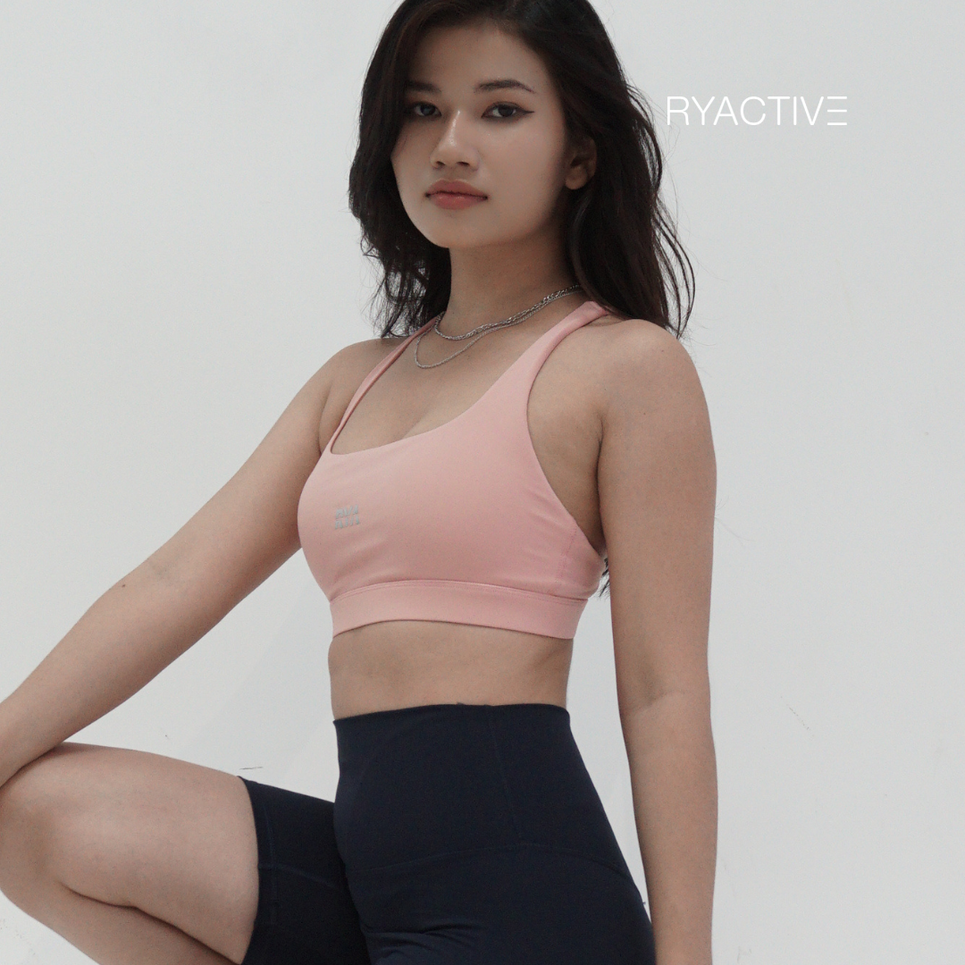 Áo ngực thể thao RYACTIVE - COOL SPORTBRA Candy Pink