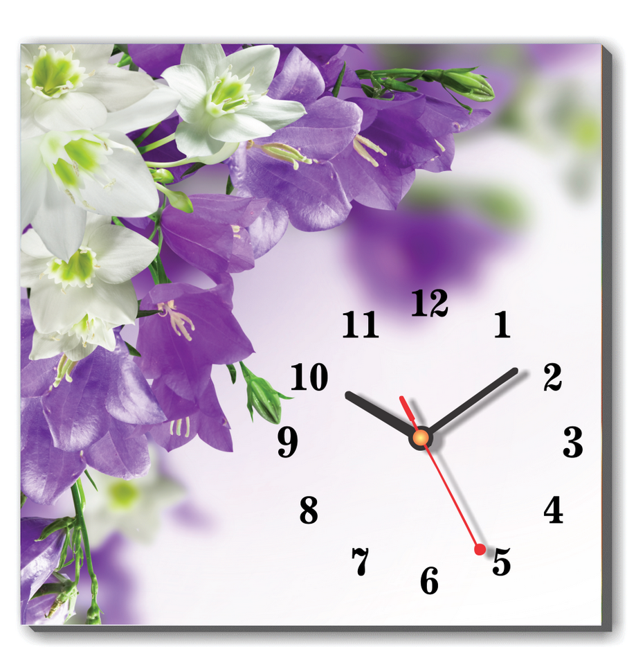 Tranh đồng hồ hoa giấy BINBIN TDH51 (Violet)