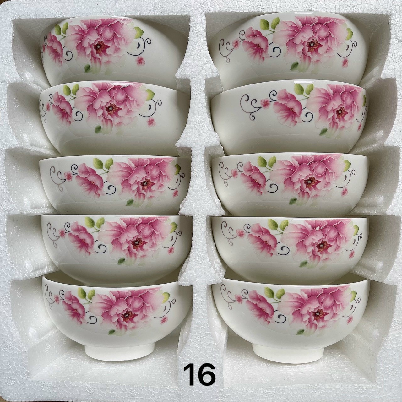 [HCM]CHÉN CƠM SỨ ( 1 BỘ/10 CÁI )