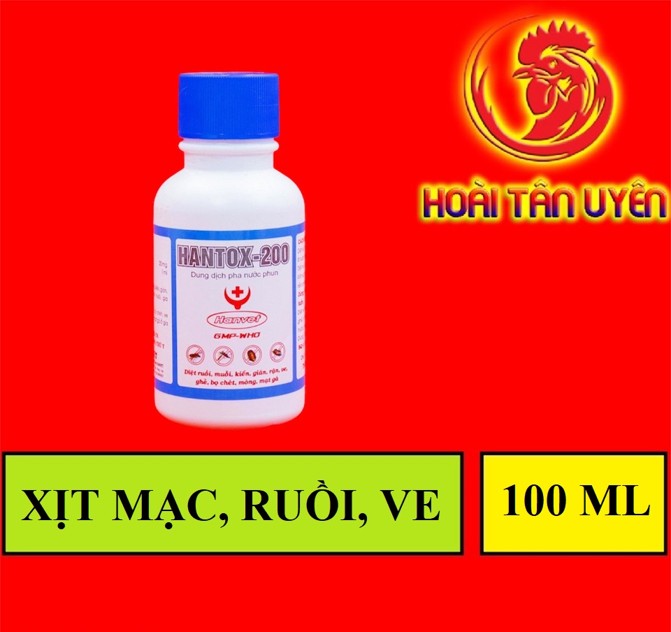 COMBO 2 lọ HANTOX 200 lọ lớn cho thú cưng