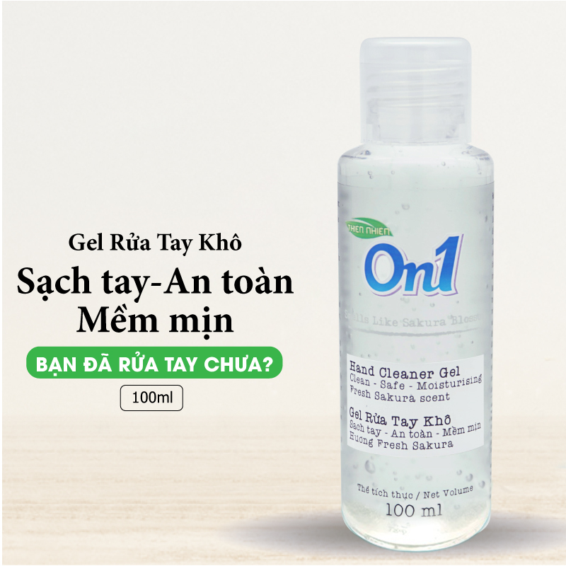Gel Rửa Tay Khô ON1 100ml Sạch Khuẩn Hương Lotus Rice