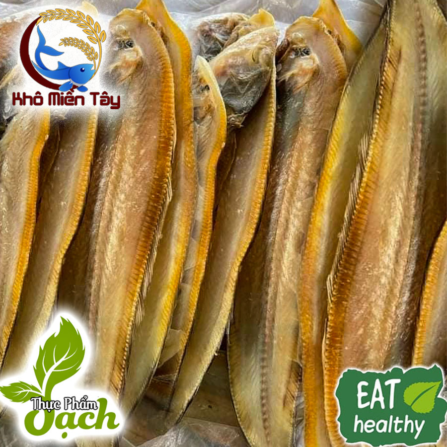Khô Cá Lưỡi Trâu (Cá Bơn, Cá Lưỡi Bò) - Đặc Sản Khô Miền Tây