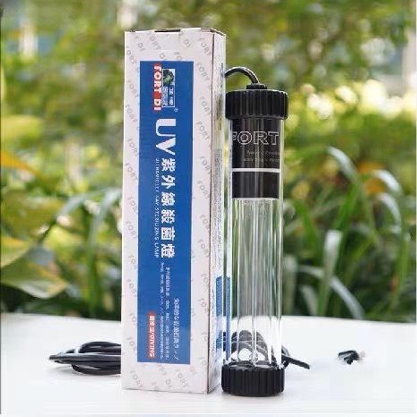 Đèn uv fort di đèn diệt khuẩn cho hồ cá rồng, cá koi