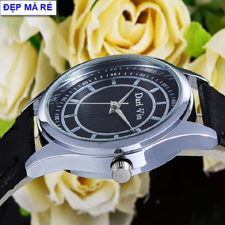 ( Tặng thêm 1 viên pin trị giá 20k ) Đồng hồ Nữ Đẹp Mà Rẻ style cá tính ( Viền trắng )