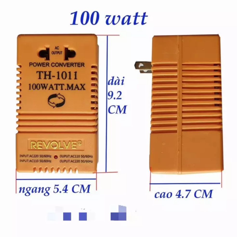Cục chuyển điện 220V-110V (100W)