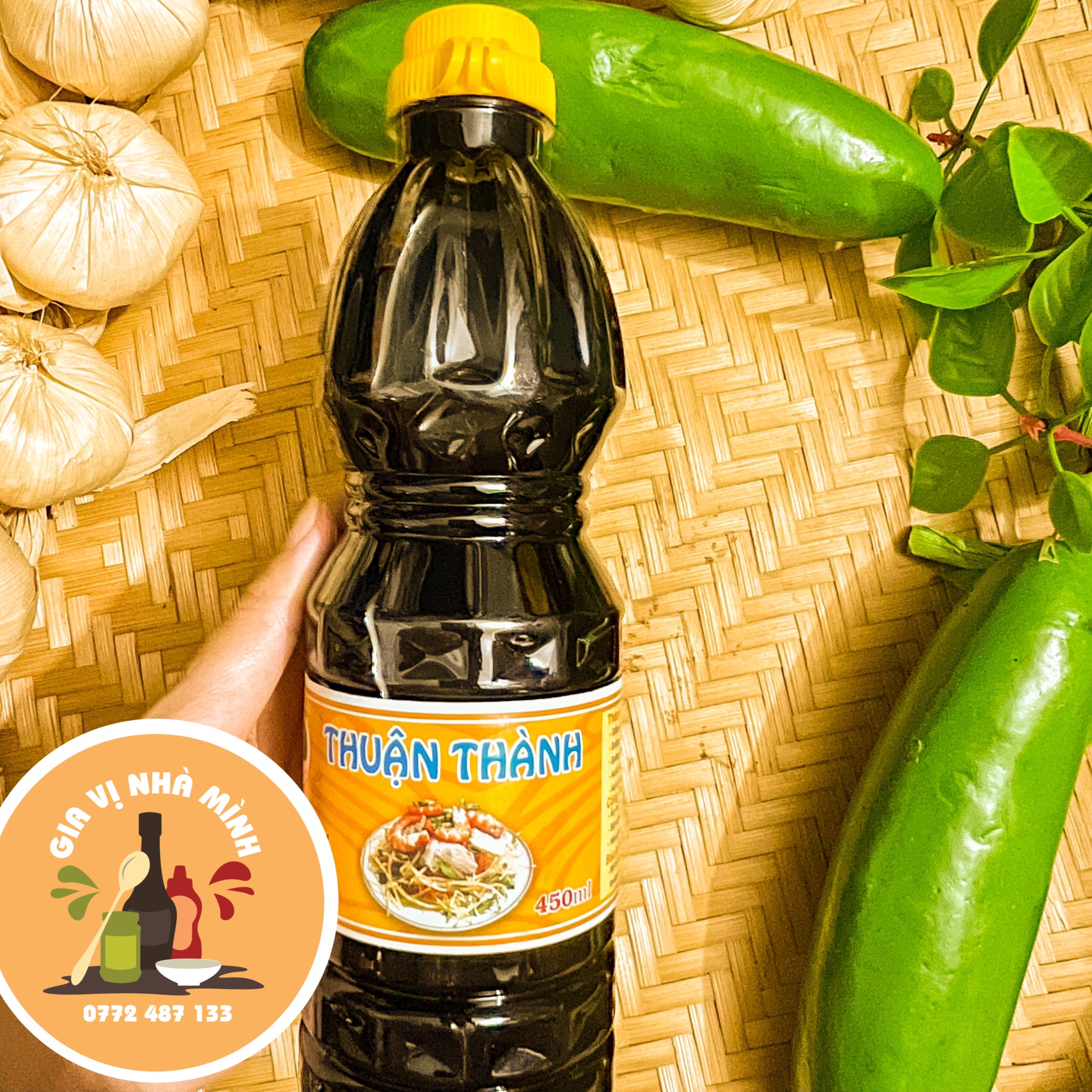 GIẤM TIỀU THUẬN THÀNH - CHAI 450ML