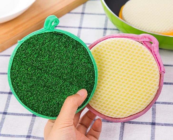 [HCM] Miếng rửa chén tròn 2 mặt nhiều size - J149