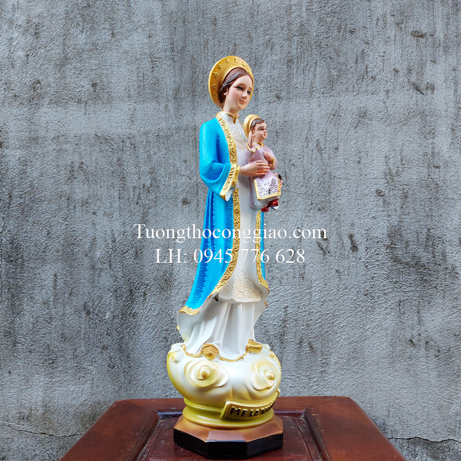Tượng Đức Mẹ La Vang 40cm composite