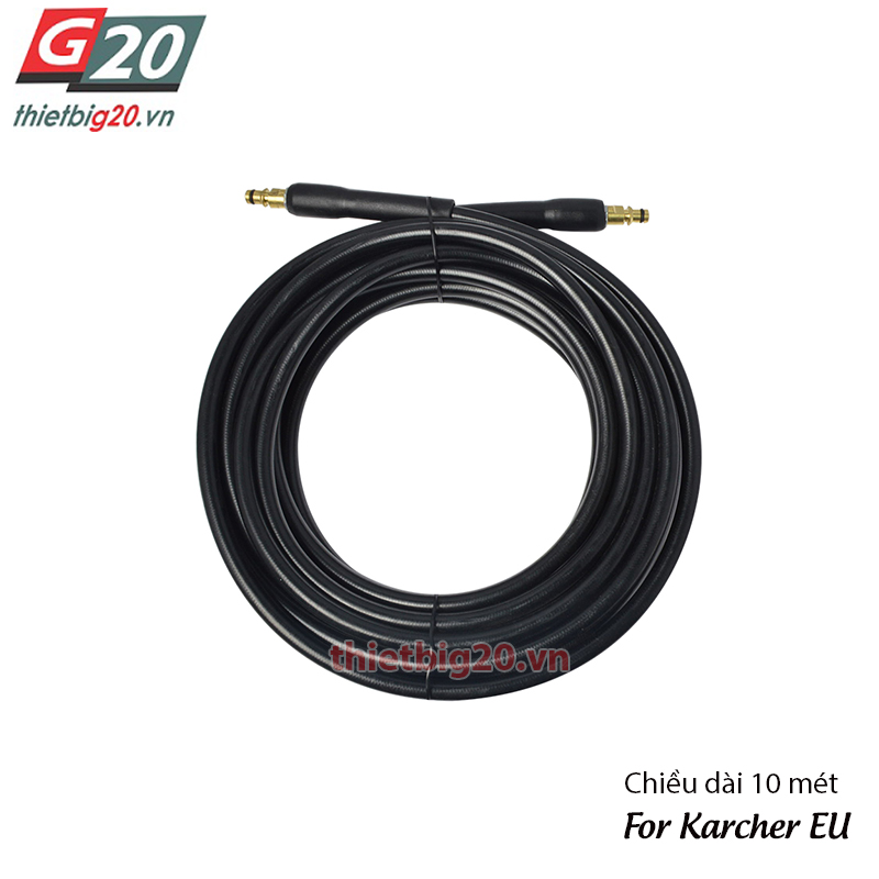 Dây rửa xe cho máy Karcher gia đình dòng EU, dài 10-15 mét (Hàng OEM)
