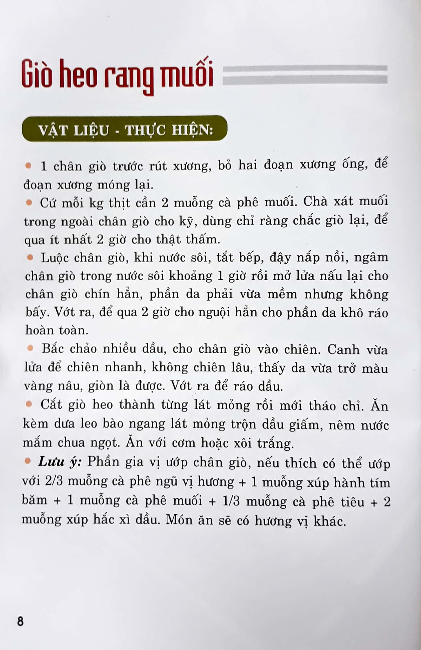 Fahasa - Nấu Ăn Ngon: Các Món Chiên - Xào