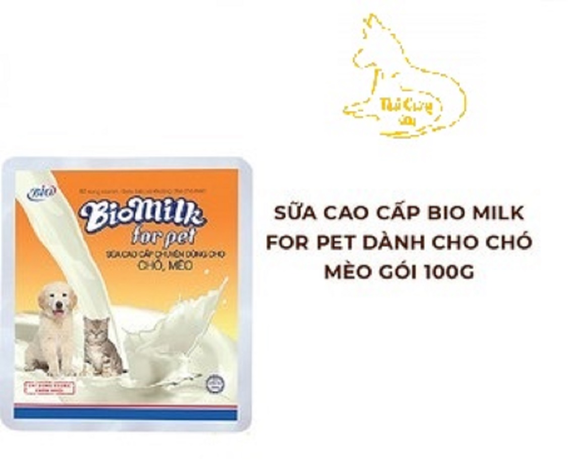 Sữa biomilk dành cho chó mèo | gói 100g | bio milk