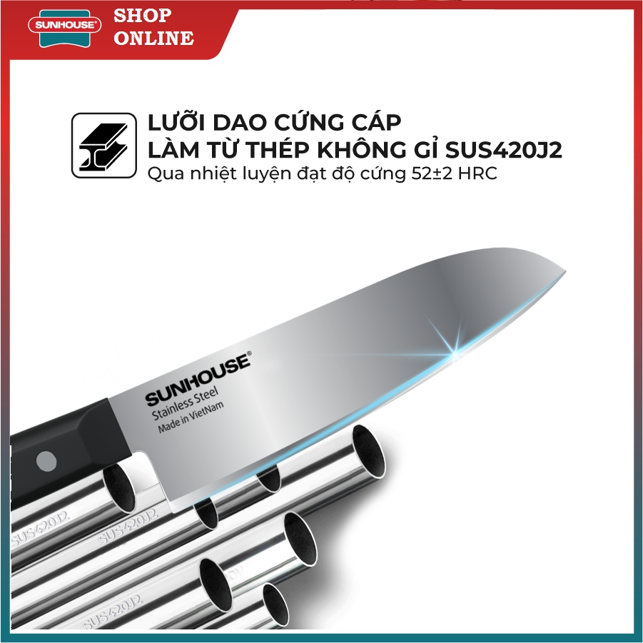 Dao làm bếp đa năng SUNHOUSE KS-KN165KS