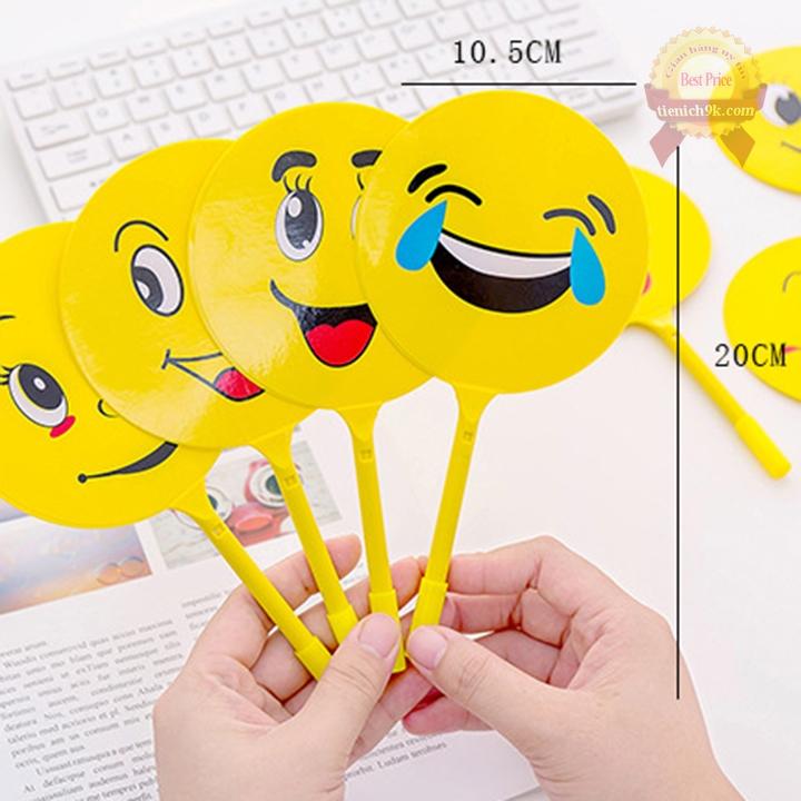 ComBo 3 Bút bi Quạt mini mặt cười dễ thương