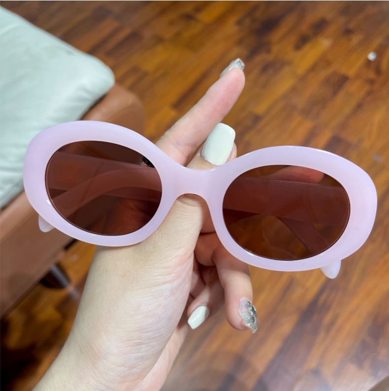 Kính mát thời trang hình bầu dục
