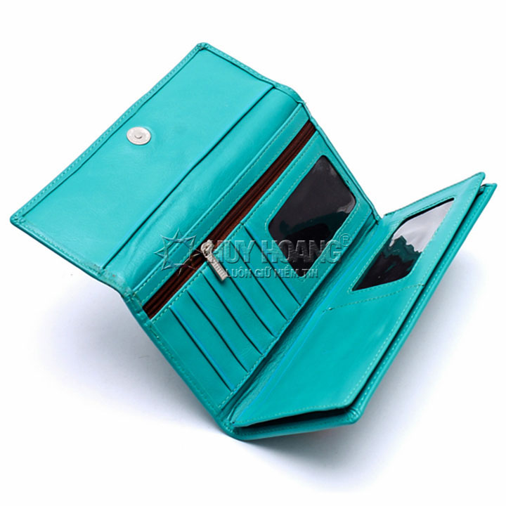 Ví nữ da bò 3 gấp lửng nhiều màu HK3125-26-27-28-29-30-39-40-59-60-64-65-67