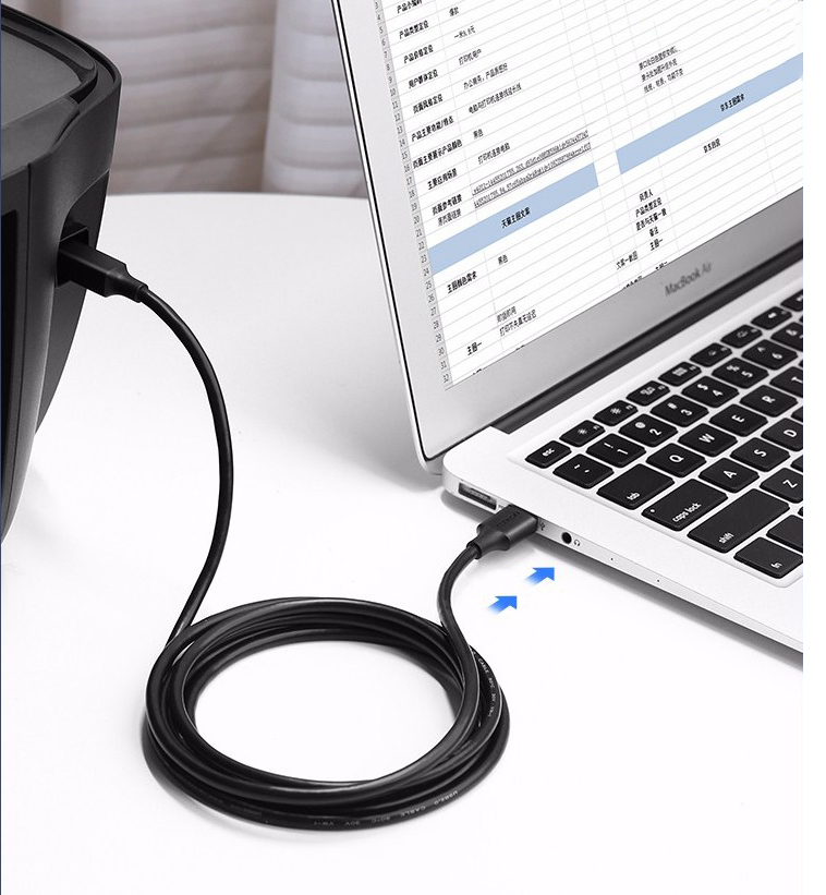 Cáp máy in USB 2.0 dài 1.8m Ugreen 10845