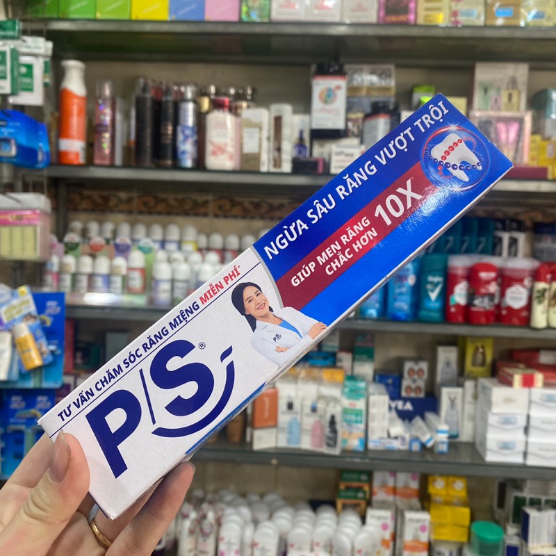 [HCM]Kem đánh răng PS ngừa sâu răng vượt trội giúp men răng chắc hơn 10X (180g)