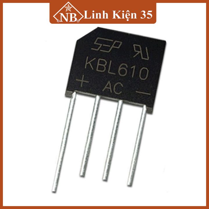 Diode cầu các loại dẹt 1A, 2A, 3A, 4A, 5A, 6A, 10A