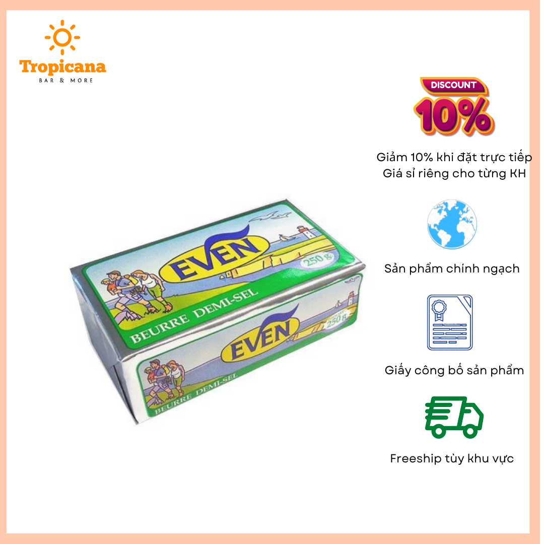 Bơ mặn Even 250g