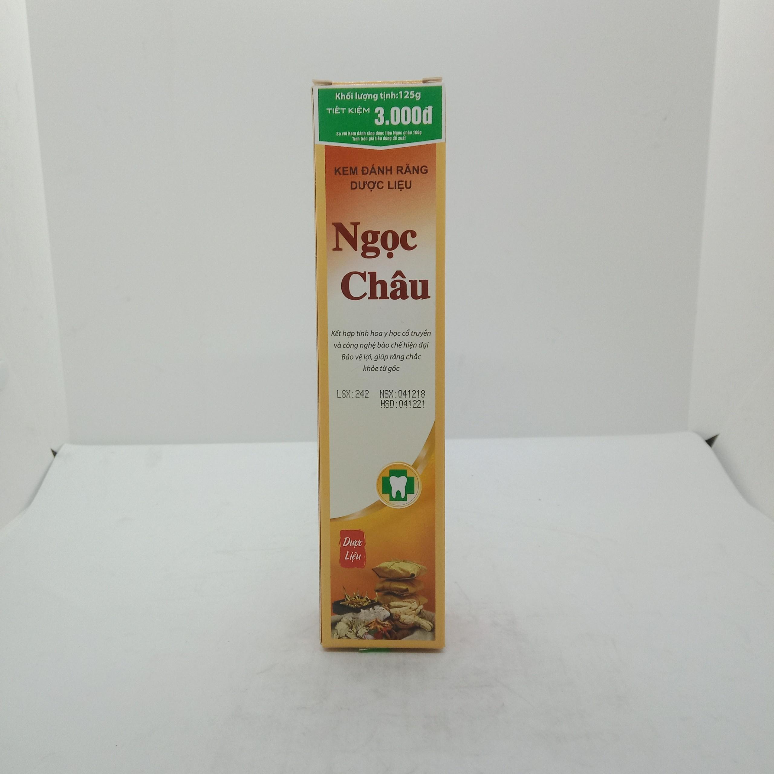 Kem đánh răng dược liệu Ngọc Châu 125g