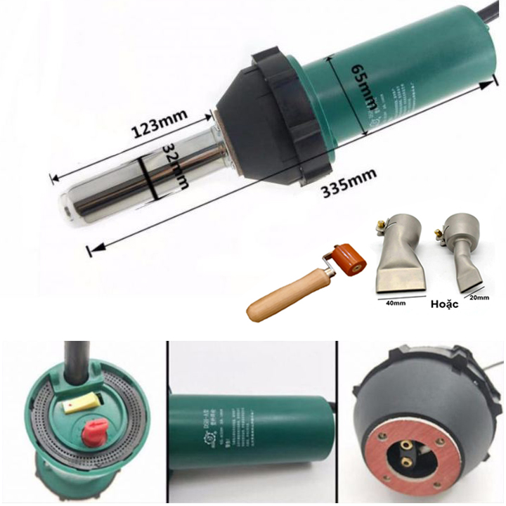 Máy hàn bạt nhựa HDPE cầm tay DSH-A Chất lượng cao - Nhiệt độ ổn định