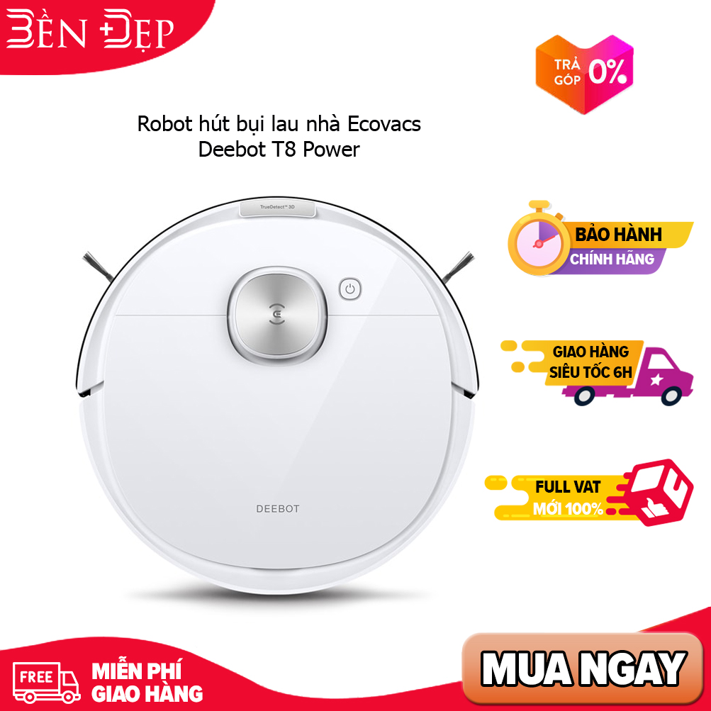 Robot hút bụi lau nhà Ecovacs Deebot T8 Power