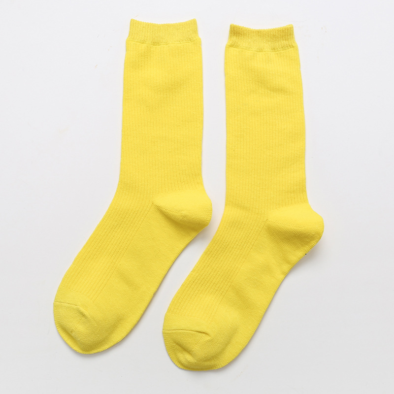 Màu sắc đồng nhất Retro Forest Slouch Socks Phụ nữ Tốt nhất Vớ thuyền viên 100 bông Ống ngắn Vớ mỏng Phần nhiệt Giày khởi động