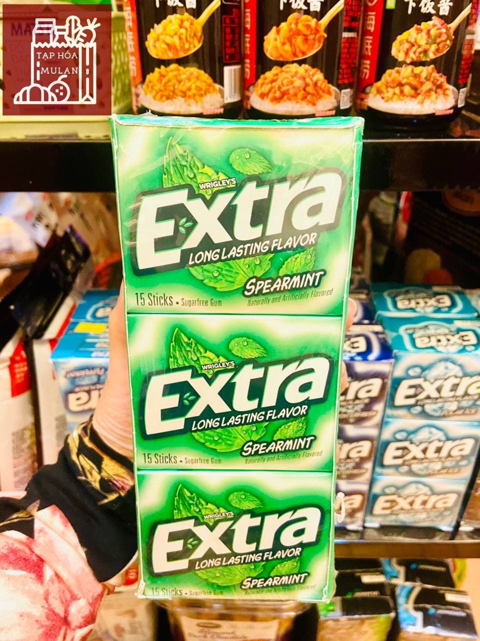 Kẹo gum Extra bạc hà không đường - Mỹ