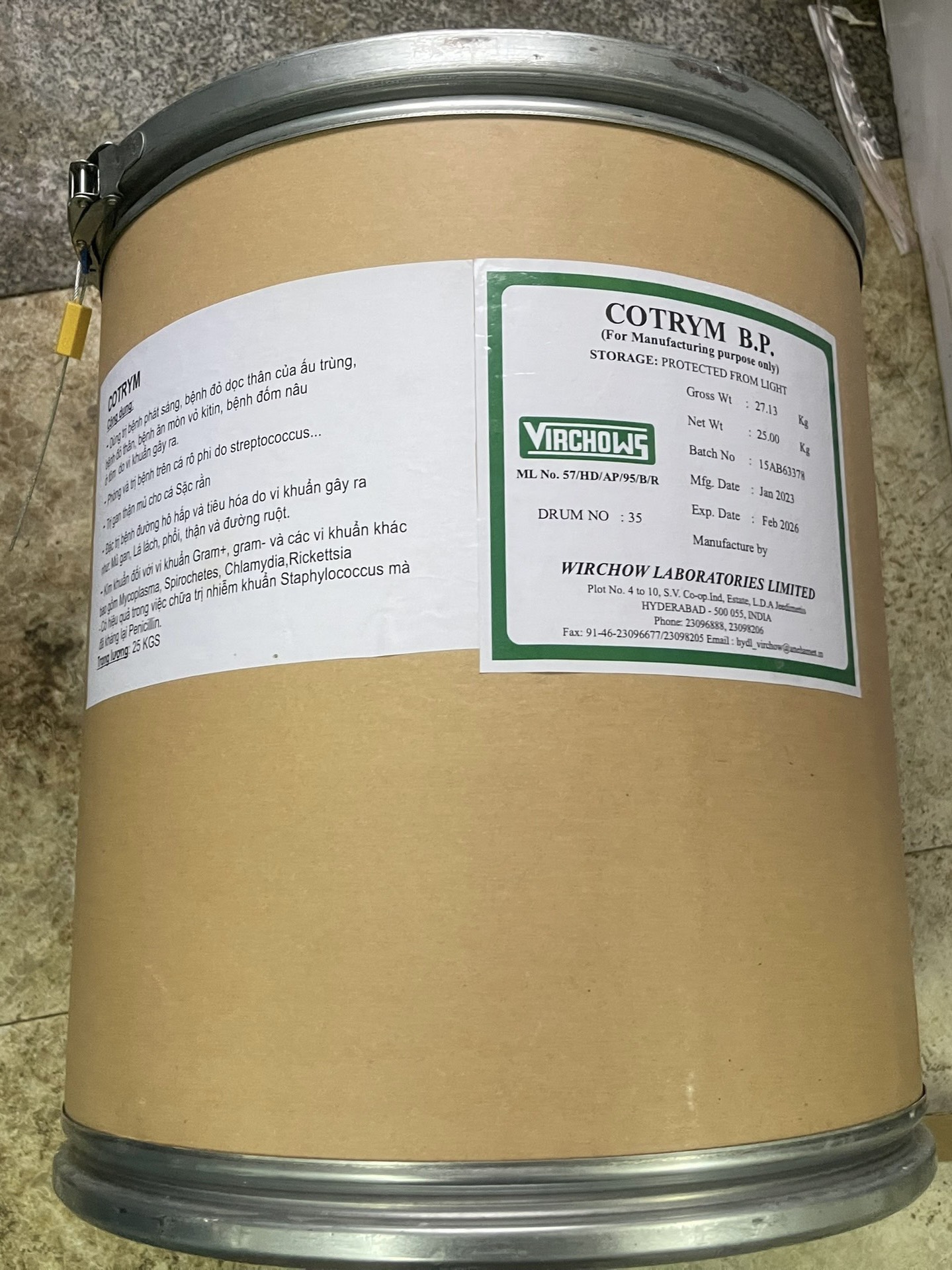 cotrim 30 dùng cho thú y và thủy sản