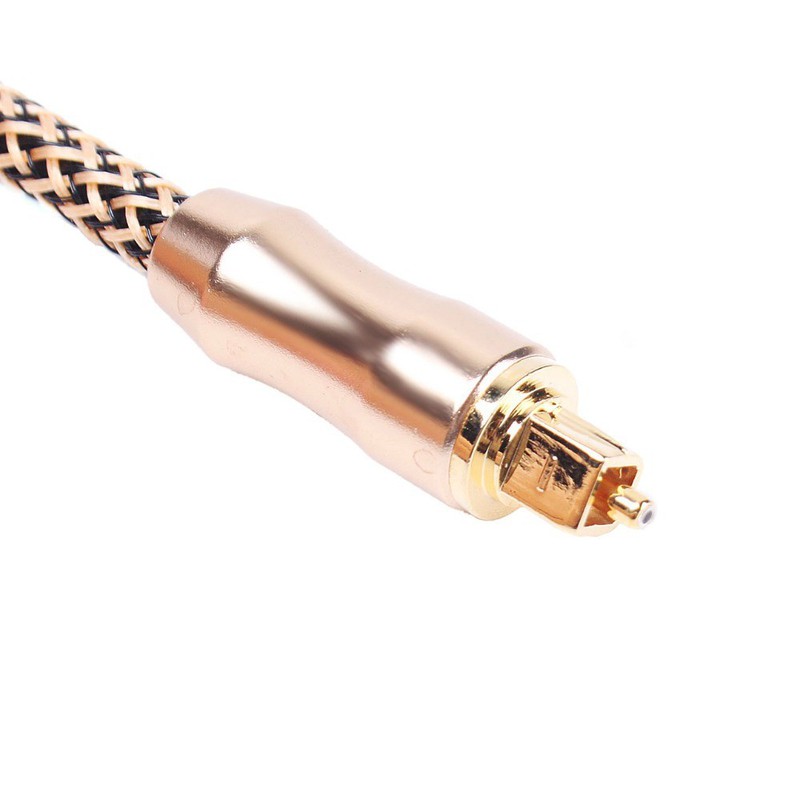 Cáp quang Audio Toslink OPTICAL dài 5m vàng chất lượng cao